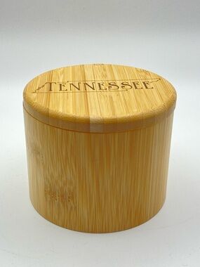 Totally Bamboo Salt Cellar 3.5” x 2.75” Tennessee Magnetic Closure Farmhouse